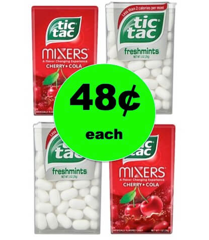 Keep Minty Fresh Breath with Tic Tac Mints Only 48¢ Each at Walgreens! This Week!