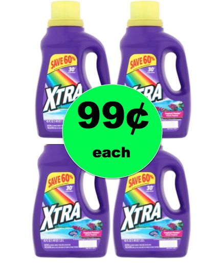 Xtra Laundry Detergent ONLY 99¢ Each at Walgreens! {NO Coupons Needed!} ~Right Now!