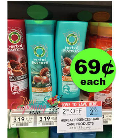 Herbal Essences Hair Care are 69¢ Each at Publix! (Ends 1/16 or 1/17)
