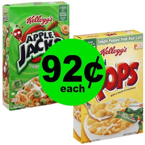 Enjoy Cereal for Breakfast AND Dinner with 92¢ Kellogg’s Apple Jacks or Corn Pops Cereal at Publix! (1/31-2/6 or 2/1-2/7)