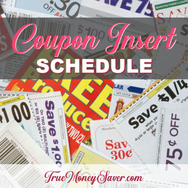 The Best Sunday Coupon Insert Schedule You Need This Year