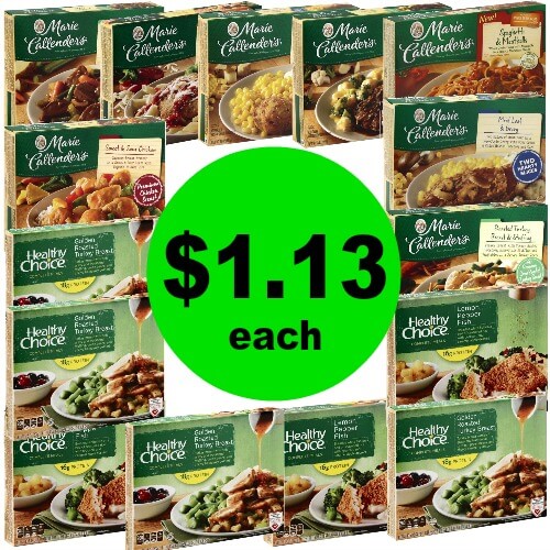 Healthy Choice or Marie Callender’s Entrees As Low As $1.13 Each at Publix! (Ends 1/23 or 1/24)