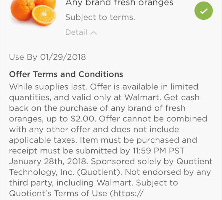 Pick Up Your FREE Fresh Oranges at Walmart! (Ends 1/28)