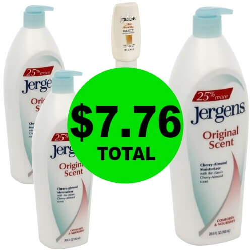 For Just $7.76, Get (4) Jergens Lotions at Publix! (Ends 1/12)