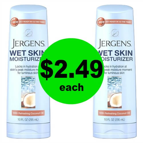 Treat Your Skin with $2.49 Jergens Wet Skin Moisturizers at CVS! (Ends 1/20)