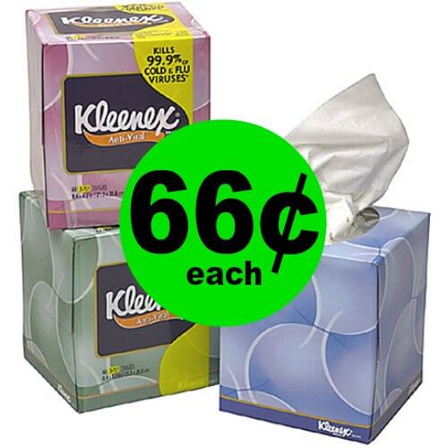 Stock Up on Kleenex Facial Tissues for 66¢ Each at CVS! (Ends 1/20)