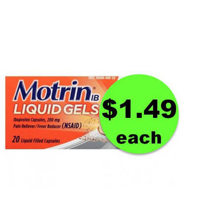 Get Fast Pain Relief with Motrin Capsules ONLY $1.49 Each at Target!