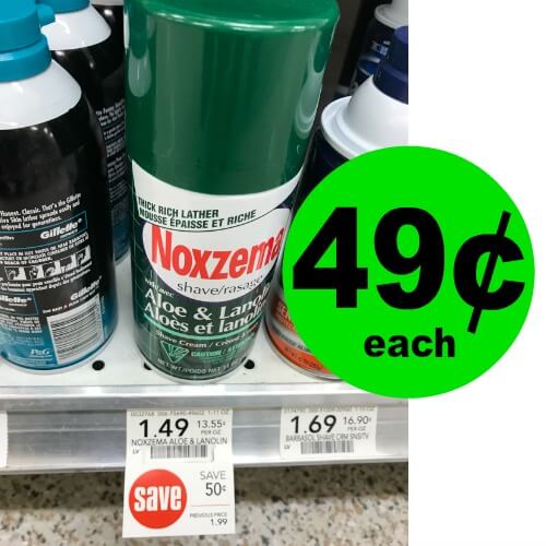 Get a Smooth Shave with 49¢ Noxzema Shaving Cream at Publix!