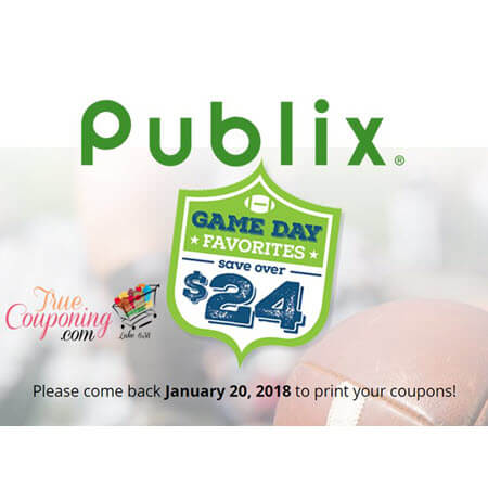 Publix Game Day Favorites Booklet & Printable Coupons! (Valid 1/20 – 2/18)