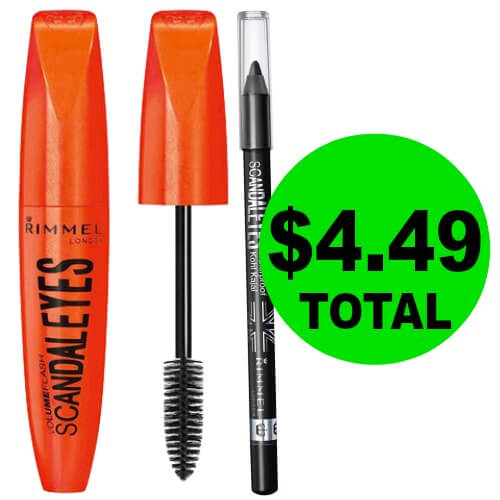 For Just $4.49 Total, Get Rimmel Mascara AND Eyeliner at CVS! (Ends 1/13)