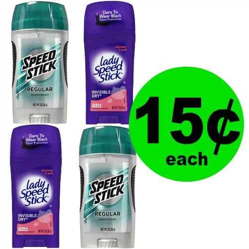 Get Ready for 15¢ Speed Stick Deodorants at CVS! (1/21 – 1/27)