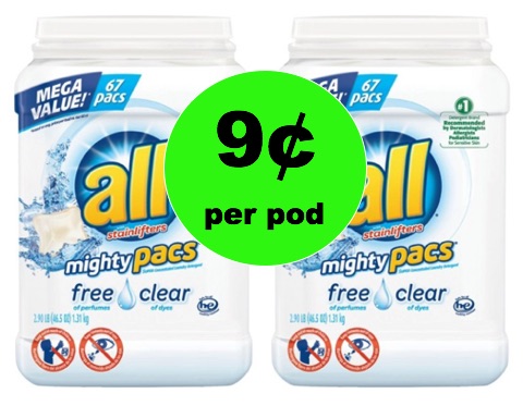 SUPER LAUNDRY DEAL! Get All Mighty Pacs ONLY 9¢ Per Pac at Target! (Ends 1/27)