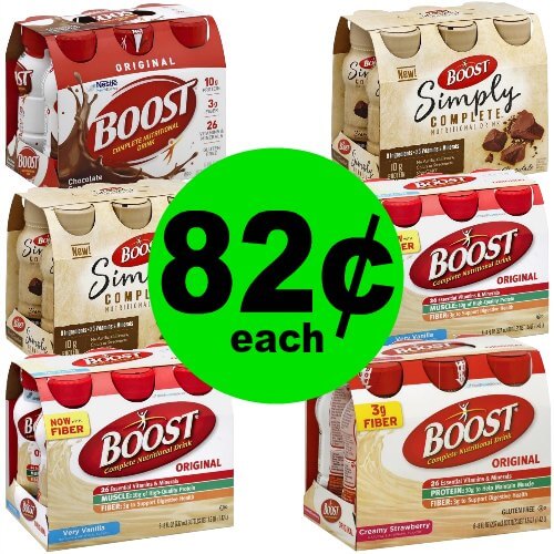 Increase Your Nutrition with Boost Nutritional Drinks for Only 82¢ per Pack at Publix! 2/1 – 2/7 (or 1/31 – 2/6)