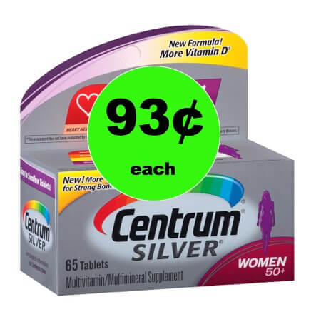 Improve Your Health with 93¢ Centrum Vitamins at Walgreens! (Ends 1/27)