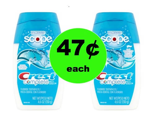 Smile Pretty with 47¢ Crest Toothpaste at Walmart! (Ends 1/13)