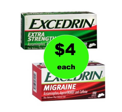 BIG Savings on Excedrin Pain Medicine Only $4 at Walgreens (Reg. $11+)! (Ends 1/6)