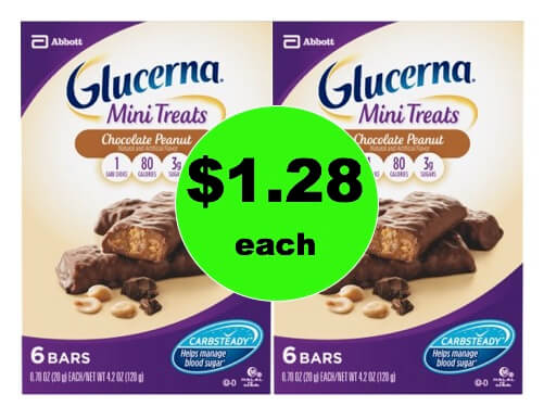 Healthy Snack Deal with $1.28 Glucerna Snack Bars at Walmart! (Ends 3/10)