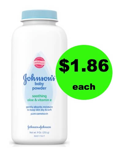 Keep Baby Dry with $1.86 Johnson’s Baby Powder at Walmart! PRINT Now!
