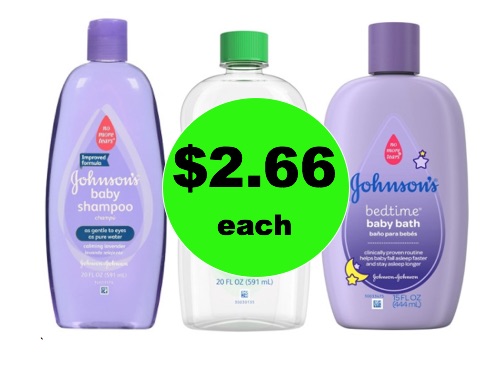 Pick Up $2.66 Johnson’s Baby Products at Target! (Ends 1/20)