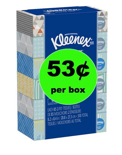 Stifle the Sniffles with 53¢ Kleenex Tissues at Walgreens! (1/7 – 1/13)
