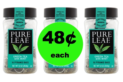 THREE (3!) Jars of Pure Leaf Green Tea Bags Only 48¢ Each at Walmart (Save $4)! (Ends 1/31)