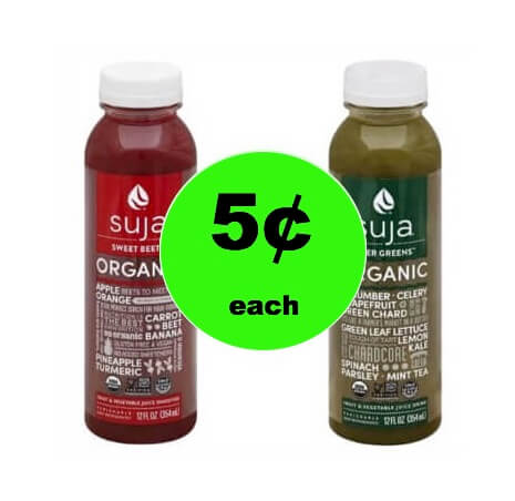 Refreshing Suja Juices ONLY $0.05 Each at Target! (Ends 2/10)