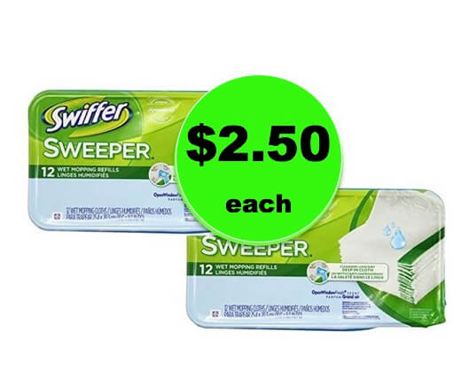 Pick Up Swiffer Wet or Dry Cloths Only $2.50 Each at Winn Dixie! (Ends 1/9)
