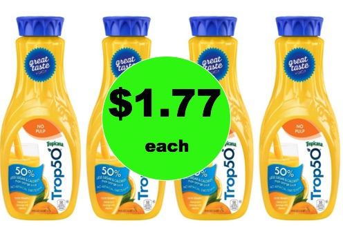 Give Your Immune System a Boost with $1.77 Tropicana Trop50 Orange Juice at Target! (Ends 2/3)