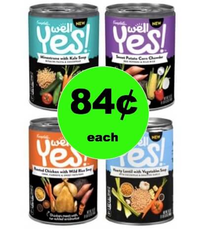 Warm Up with 84¢ Campbell’s Well Yes Soups at Target! PRINT Now! (Ends 1/27)