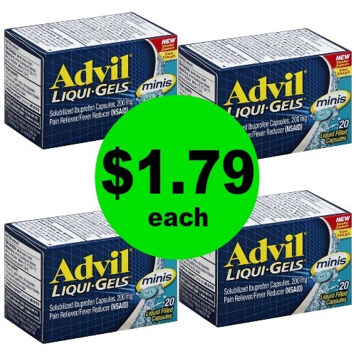 Don’t Get a Headache From the Price! Grab Advil Liqui-Gels Minis for $1.79 Each at Publix (Save $3)!
