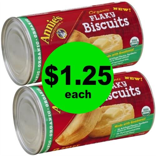 Bring Home The Biscuits! Annie’s Homegrown Organic Biscuit Dough is $1.25 Each at Publix! (2/14-2/20 or 2/15-2/21)
