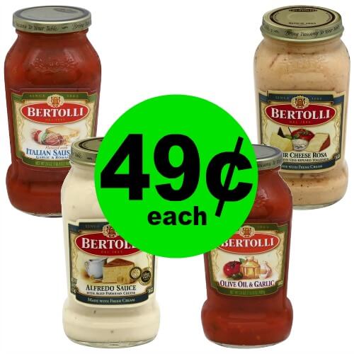 It’s Pasta Night! Pick Up Bertolli Pasta Sauce for 49¢ Each (After Rebate) at Publix! (Ends 2/20 or 2/21)