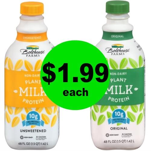 Ready for Your Milk-Stash? Pick Up Bolthouse Farms Plant Protein Milk for $1.99 Each at Publix! (2/17 – 3/2)