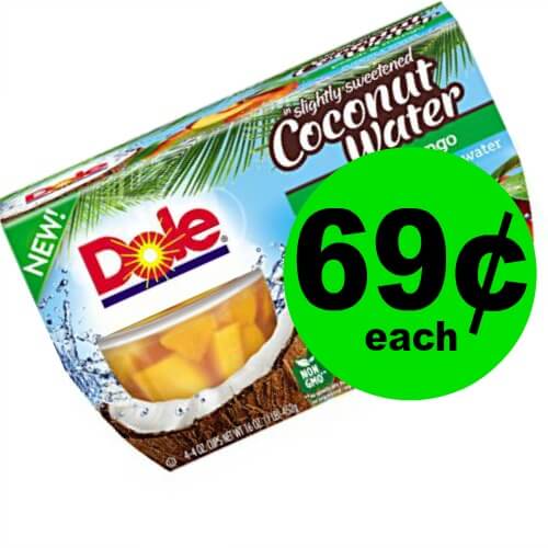 Pick Up a Great Snack At Public! Dole Fruit Bowls in Coconut Water are 69¢ Each! (Ends 3/4)