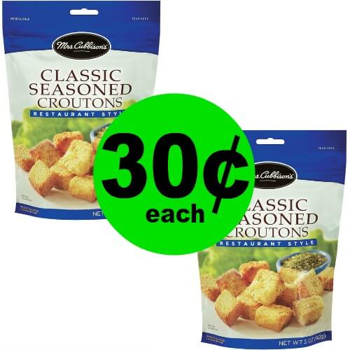 Enjoy a Salad with Mrs. Cubbison’s Restaurant Style Croutons for 30¢ Each at Publix! 3/1 – 3/7 (or 2/28 – 3/6)