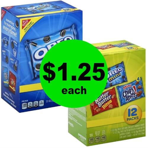 Stack Attack? Nabisco Variety Packs are $1.25 Each at Publix (At Target Too)! (Ends 2/13 or 2/14)