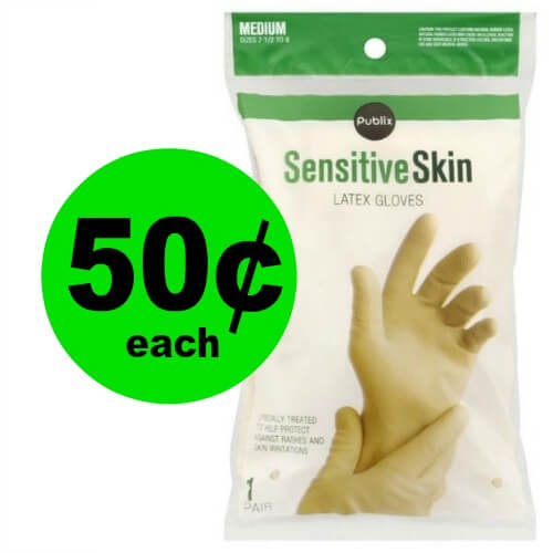 Protect your Hands with 50¢ Publix Latex Gloves at Publix!