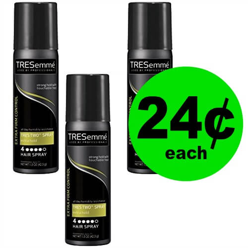 No Coupon Needed! Grab 24¢ Tresemme Two Extra Hold Hair Spray Travel Size at CVS! (Ends 3/3)