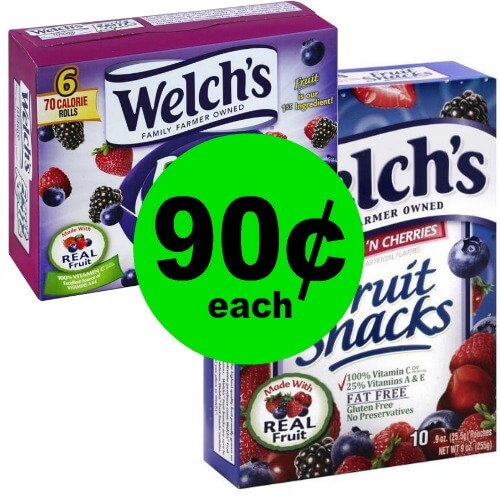 Snacks to The Rescue! Stock Up on 90¢ Welch’s Fruit Snacks at Publix! (2/28-3/6 or 3/1-3/7)