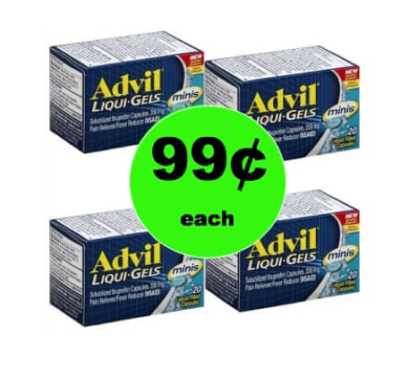 Bye-Bye Aches and Pains with 99¢ Advil Liqui-Gels Minis at Target (at Publix too)!