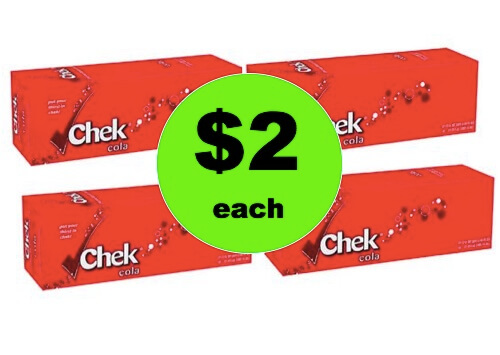 Stock Up on Chek Soda This Weekend! Get FOUR (4!) Cases Only $2 Each at Winn Dixie! (2/24-2/25)