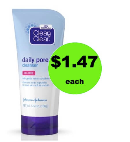 Have a Fresh Face with $1.47 Clean & Clear Daily Pore Face Cleanser at Walmart!