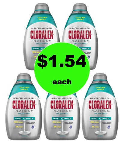 Care for Your Clothes with $1.54 Cloralen Platinum Splash-Free Bleach Gel at Target! (Ends 2/17)