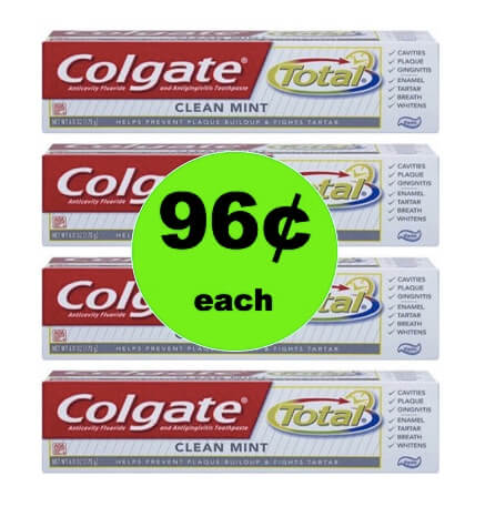 Pick Up 96¢ Colgate Total Toothpaste at Walmart! (Ends 3/10)