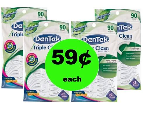Smile Bright with 59¢ Dentek Triple Clean Floss Picks at Target! (Ends 2/10)