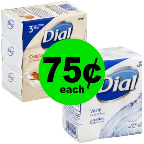 Wash Up with 75¢ Dial Bar Soaps at Publix! (Only 25¢ per bar!) (2/21-2/27 or 2/22-2/28)