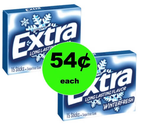 STOCK UP with 54¢ Orbit, Extra, or 5 Gum Singles at Walgreens! (Ends 2/10)