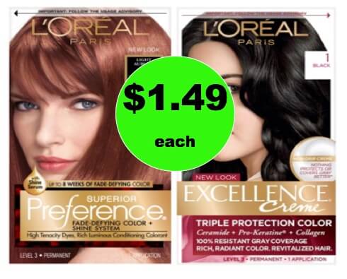 Go Away Gray with $1.49 L’Oreal Paris Excellence & Superior Hair Color! (Ends 2/24)