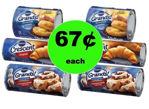 Pick Up Pillsbury Biscuits, Cinnamon Rolls or Crescent Rolls ONLY 67¢ at Winn Dixie! (Ends 2/20)