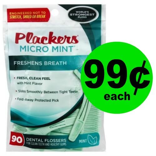 Head to Publix and Grab 99¢ Plackers Flossers! “CLIP” Now!